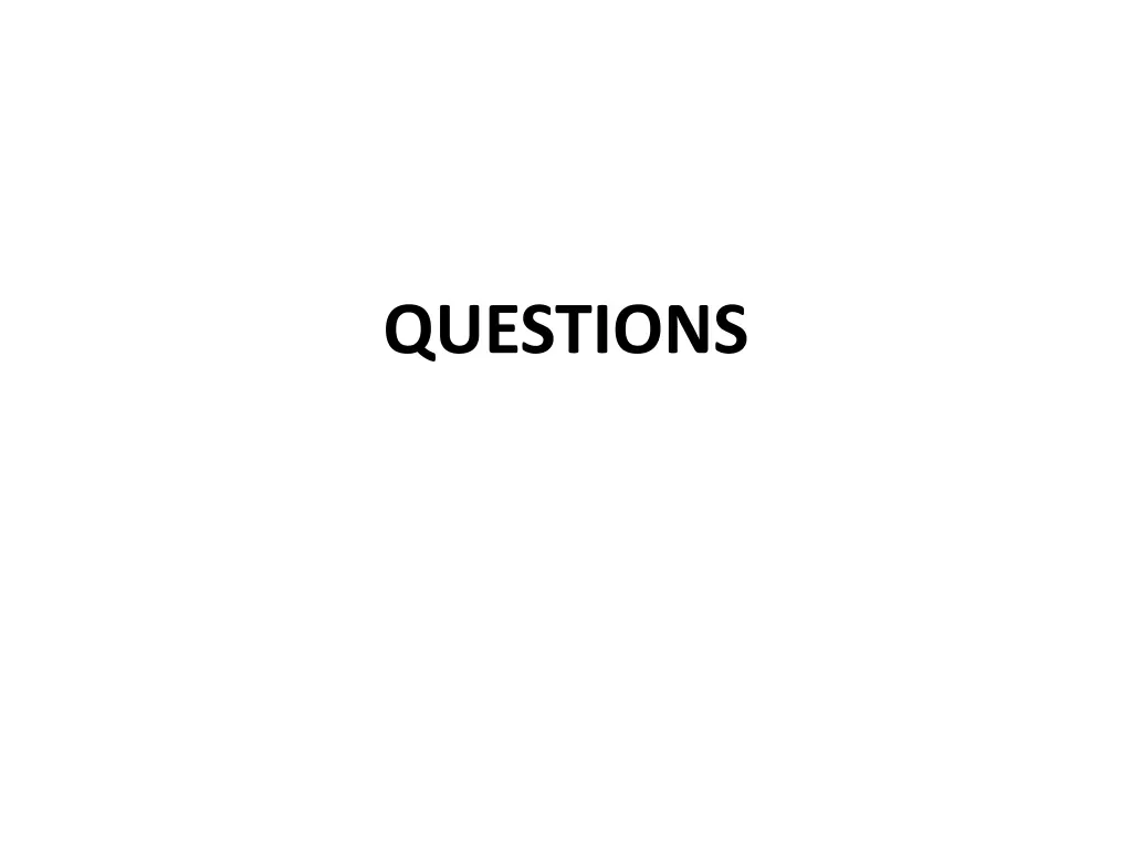 questions