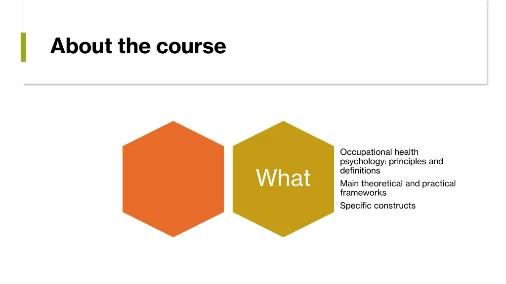 about the course 1