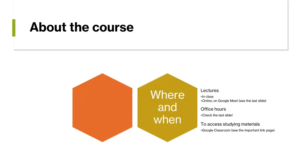about the course 3