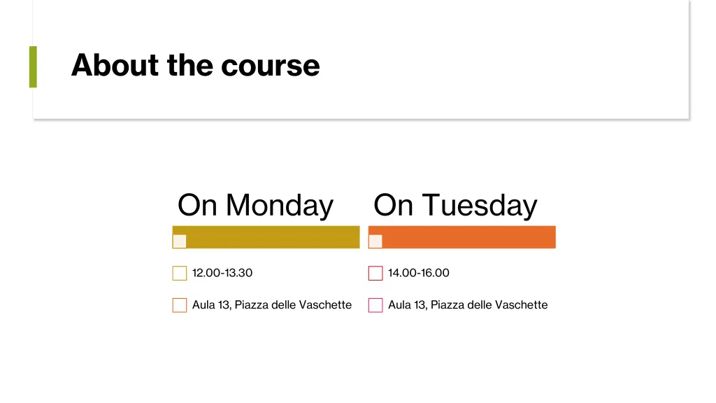 about the course 4