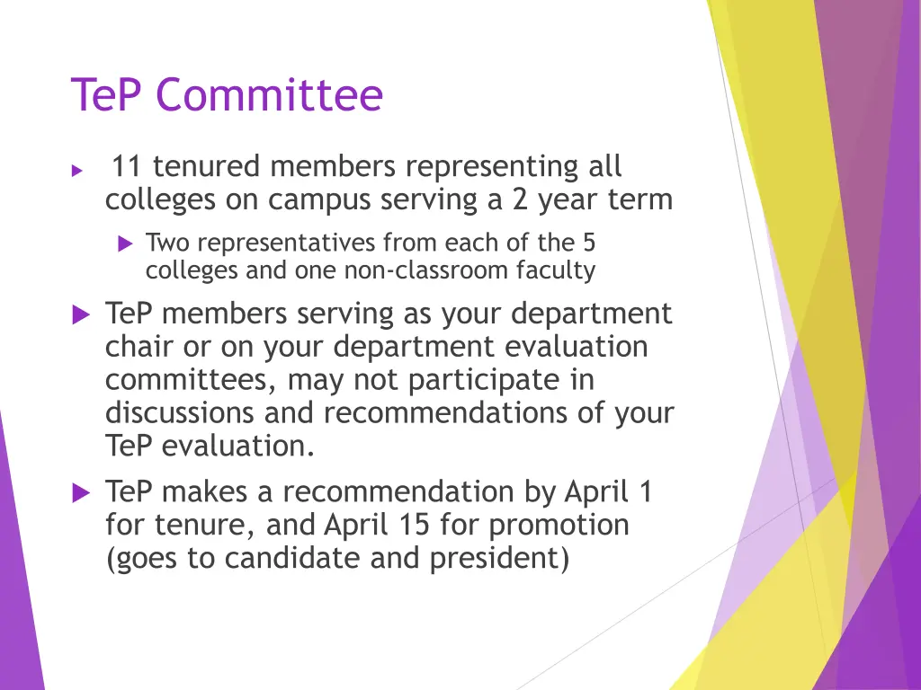tep committee