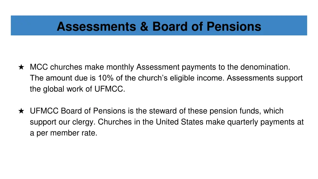 assessments board of pensions