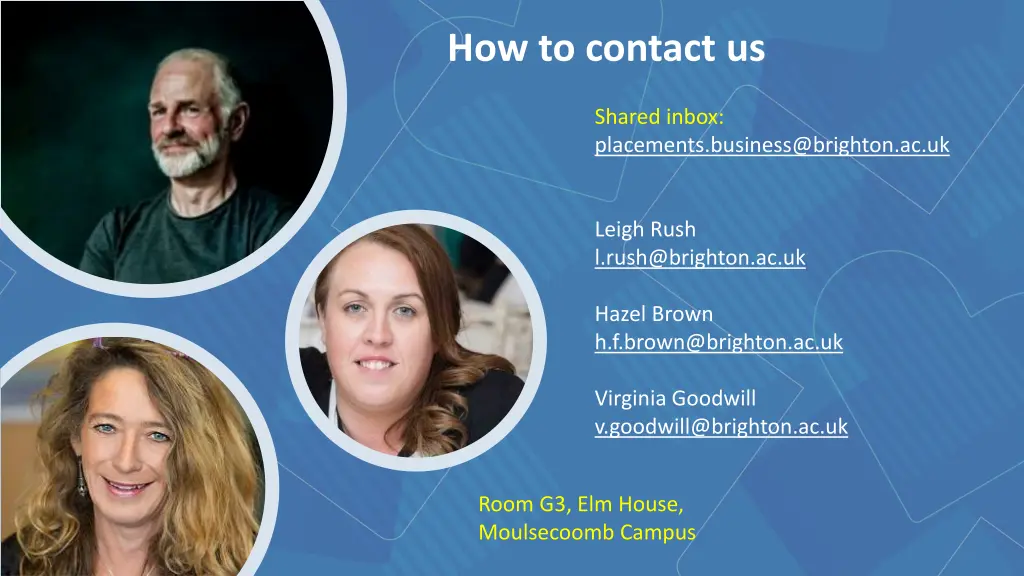 how to contact us