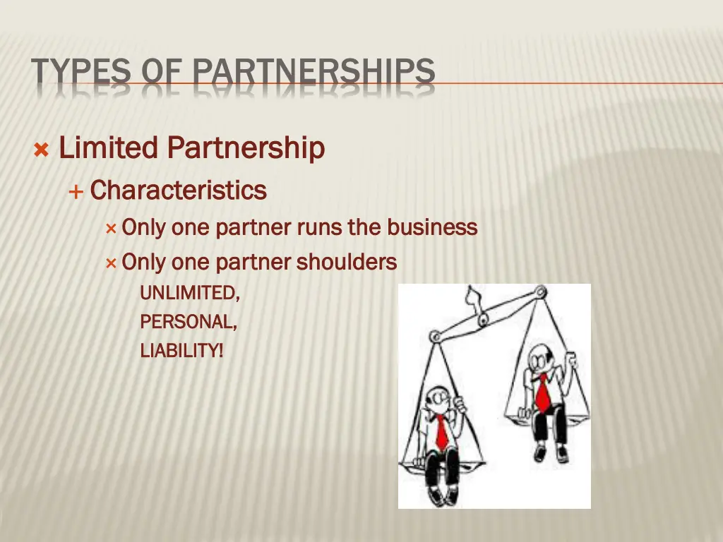 types of partnerships 1