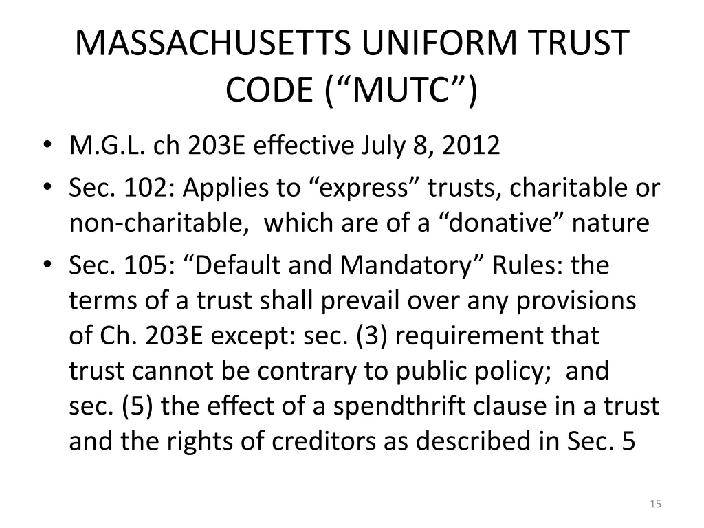 massachusetts uniform trust code mutc