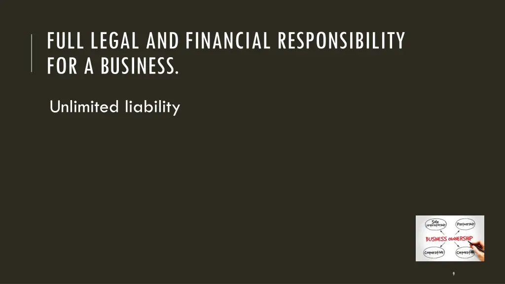full legal and financial responsibility