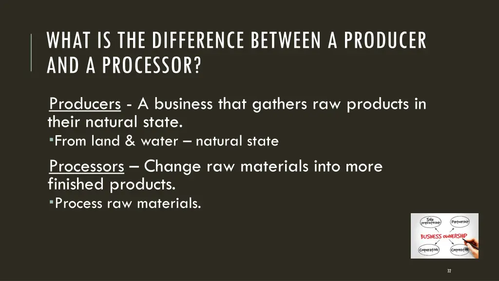what is the difference between a producer