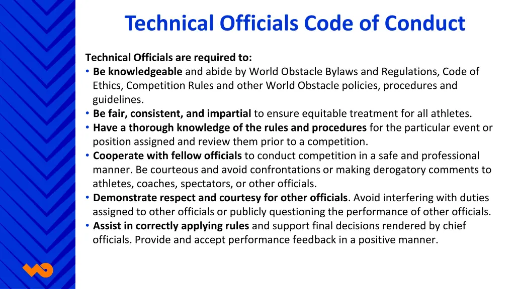 code of conduct 1 technical officials code