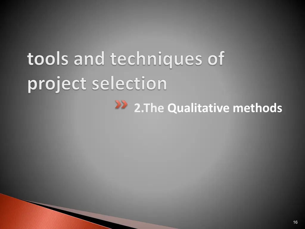 2 the qualitative methods