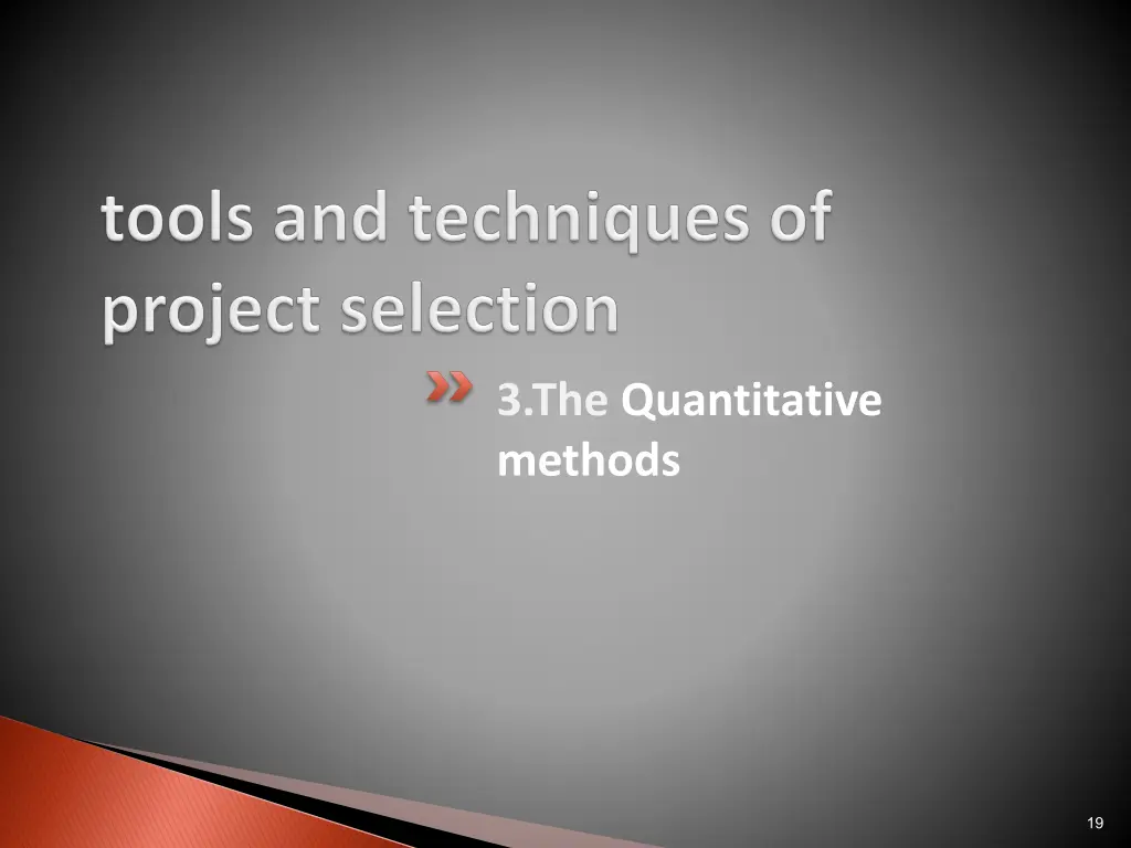 3 the quantitative methods