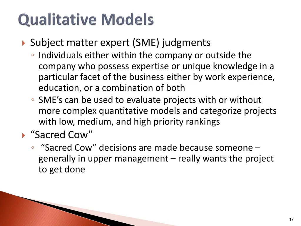 subject matter expert sme judgments individuals