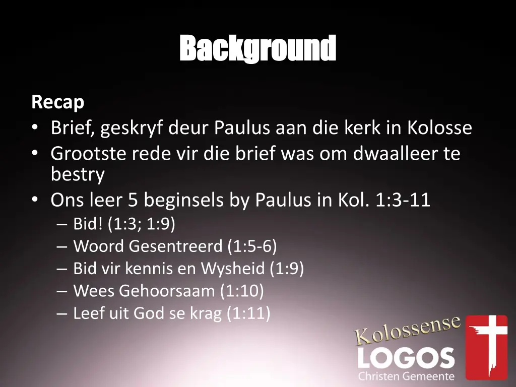 background background