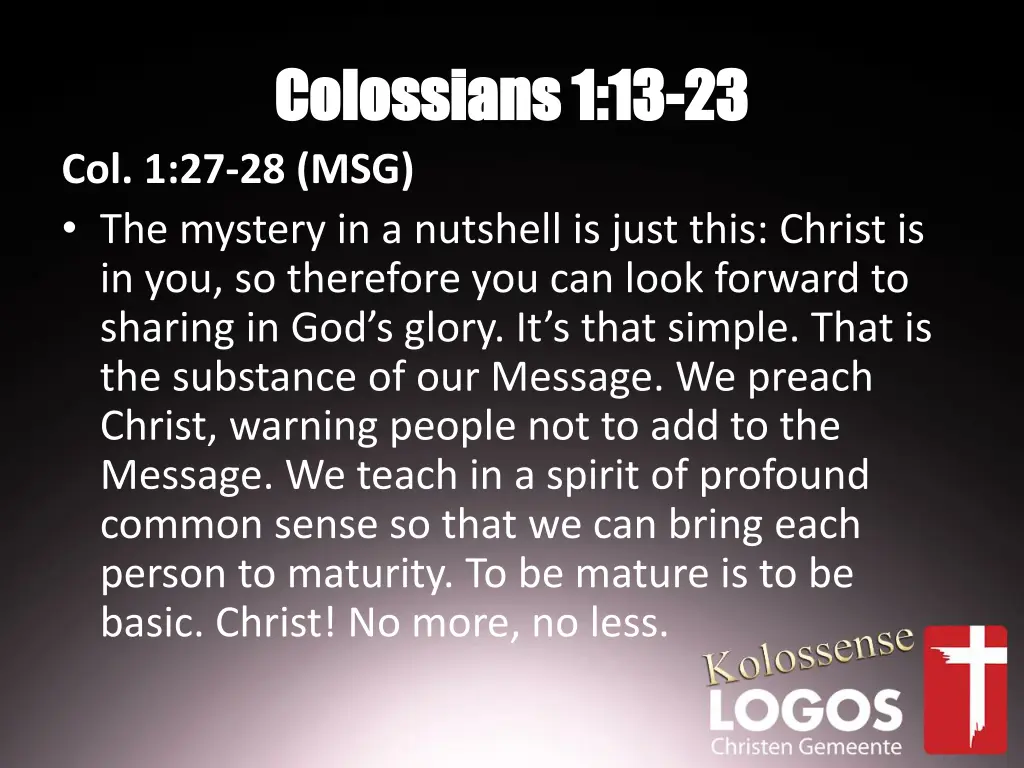 colossians 1 13 colossians
