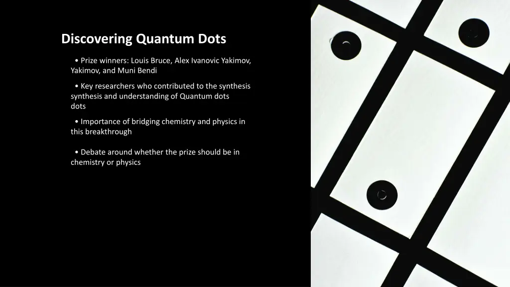 discovering quantum dots