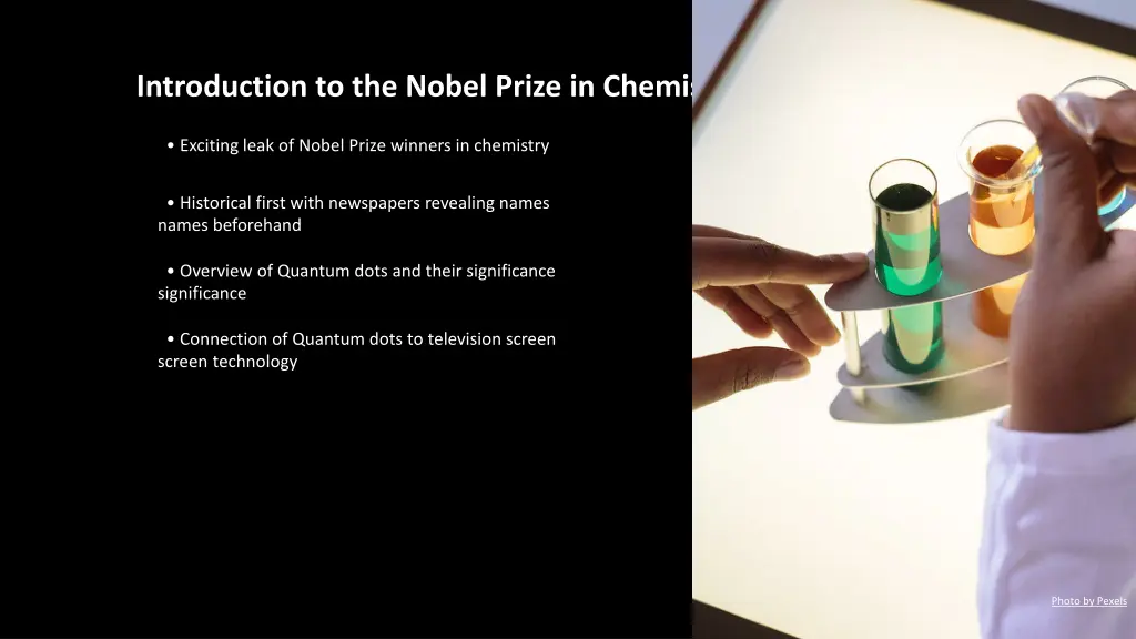 introduction to the nobel prize in chemistry