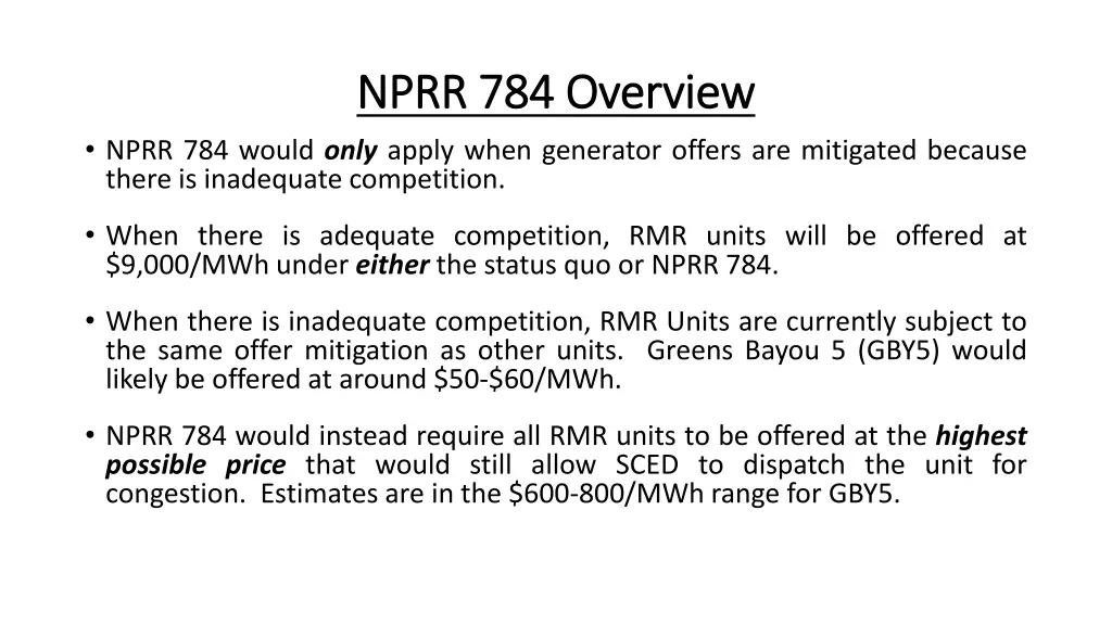 nprr 784 overview nprr 784 overview