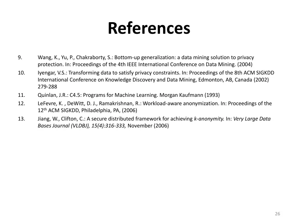 references 1