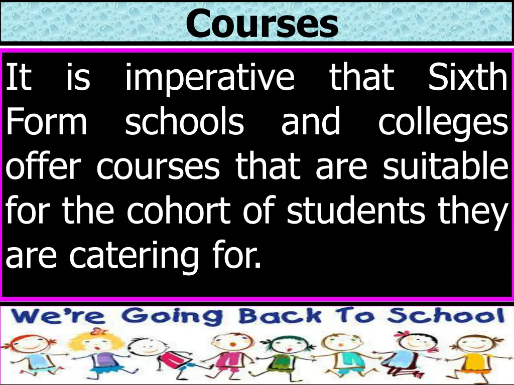 courses