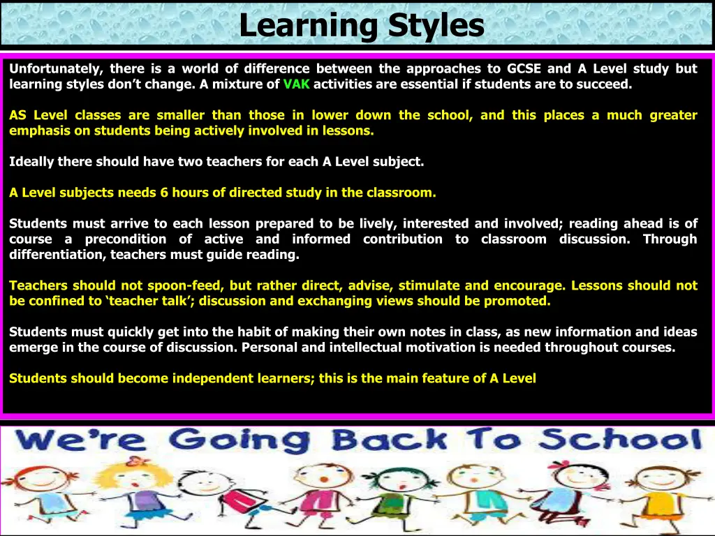 learning styles
