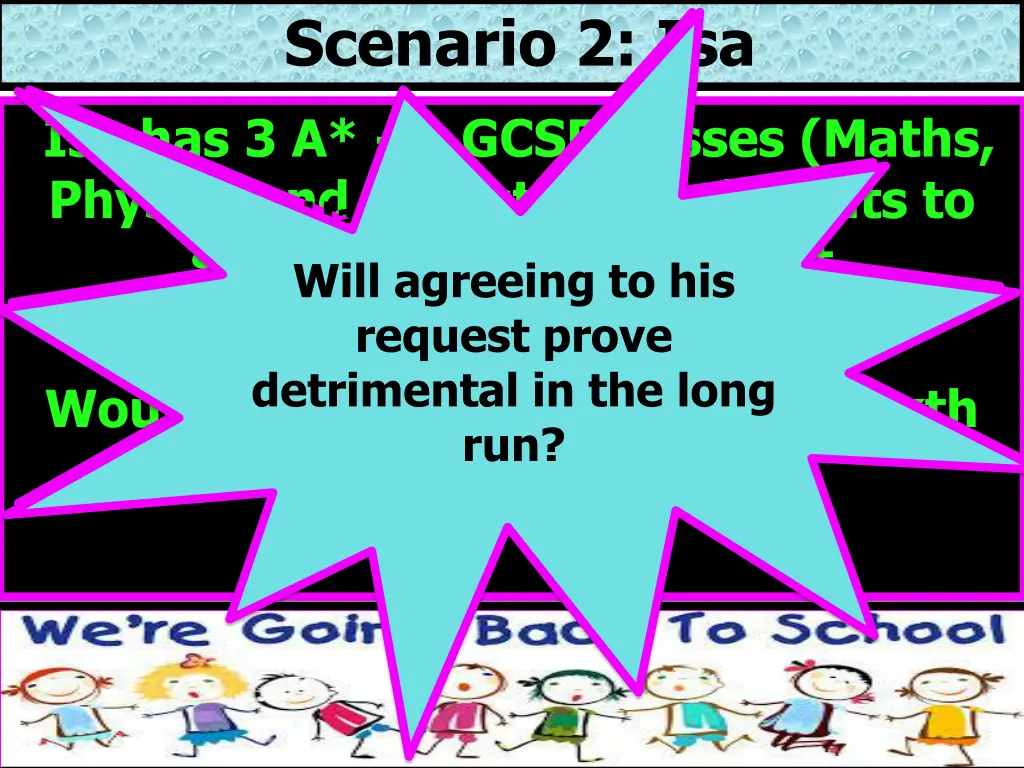 scenario 2 isa