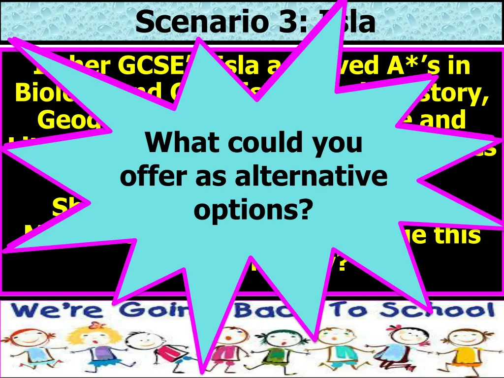 scenario 3 isla in her gcse s isla achieved