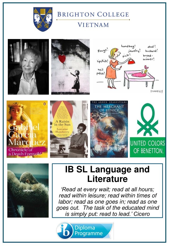 ib sl language and literature read at every wait