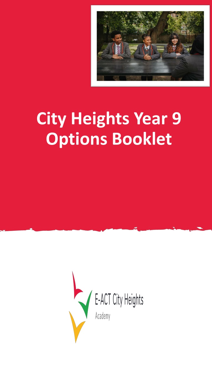 city heights year 9 options booklet