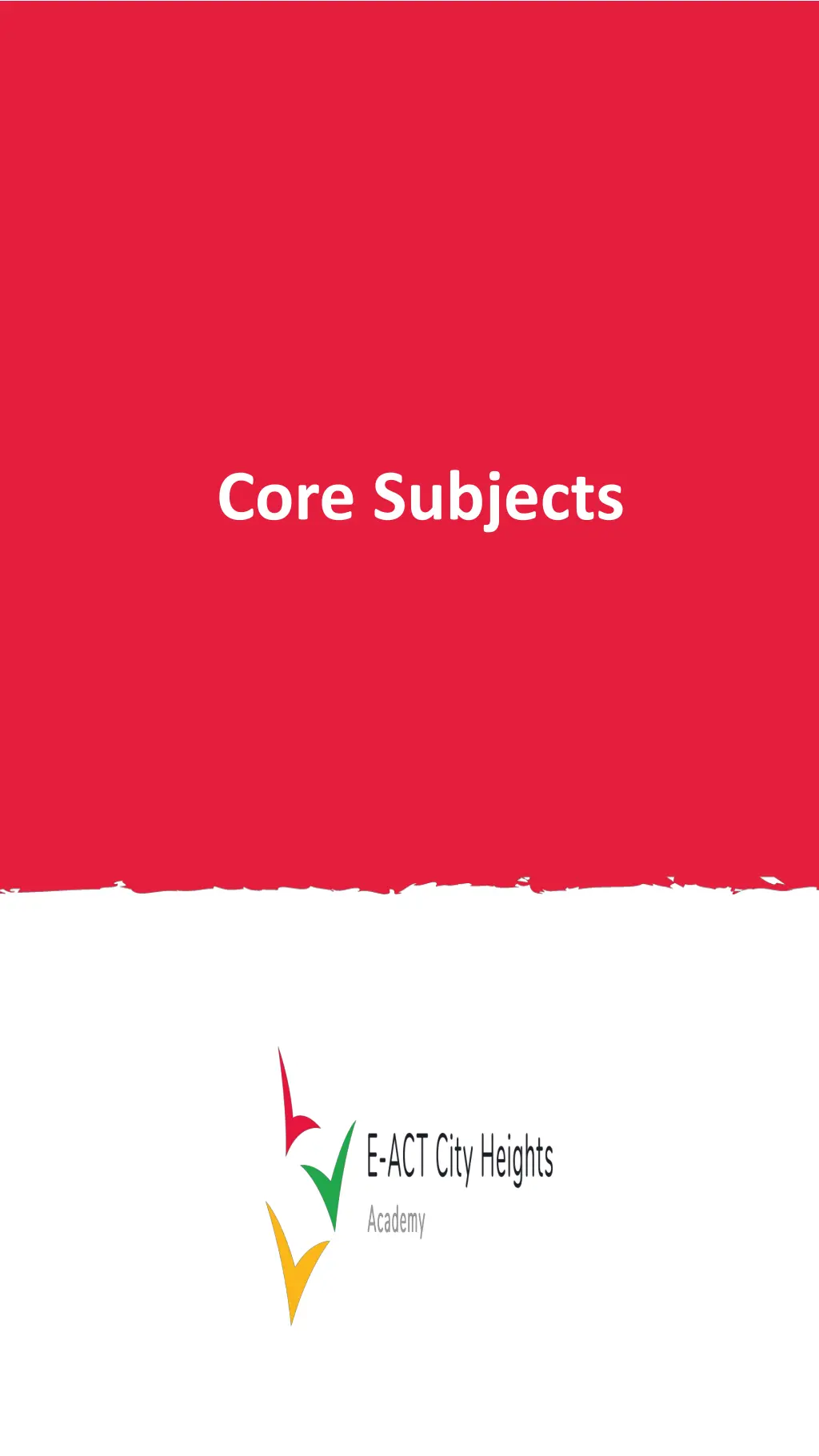 core subjects