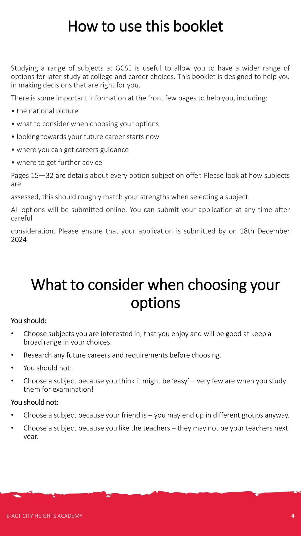 how to use this booklet how to use this booklet