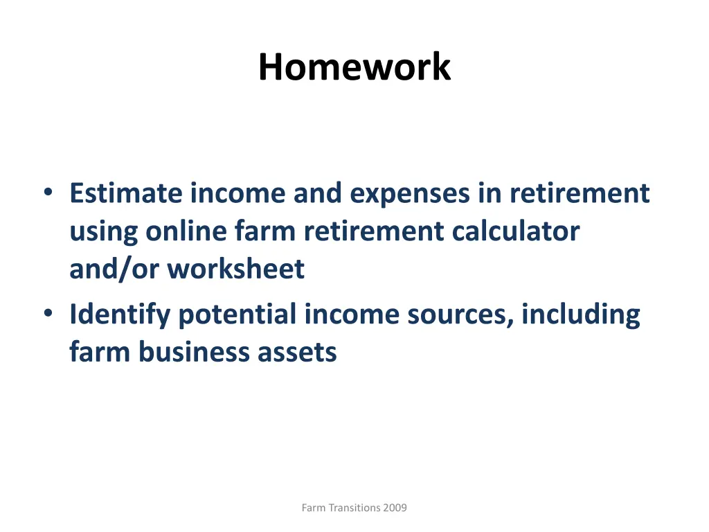 homework