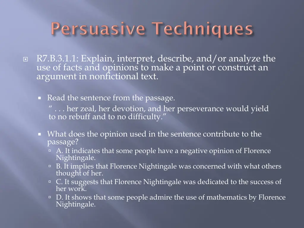 r7 b 3 1 1 explain interpret describe