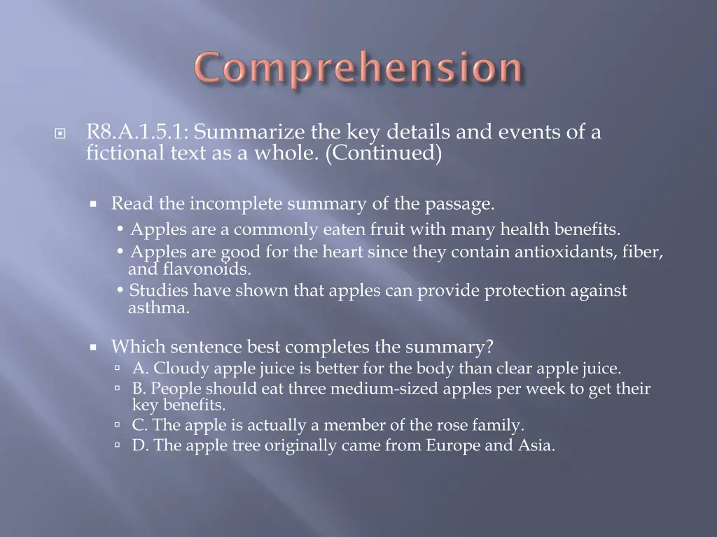 r8 a 1 5 1 summarize the key details and events 1