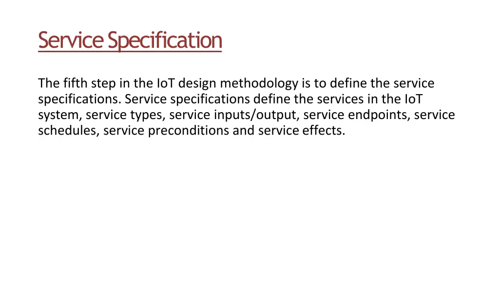 servicespecification
