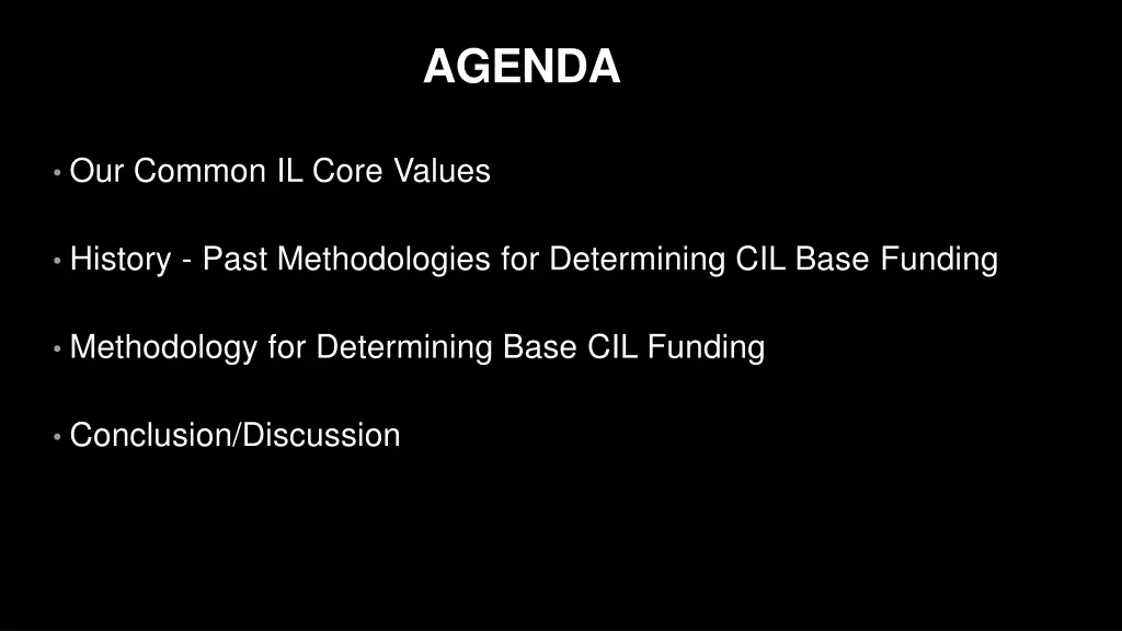 agenda