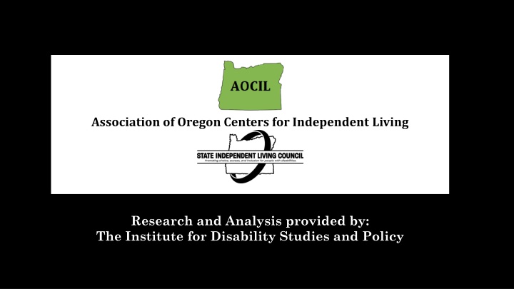 association of oregon centers for independent