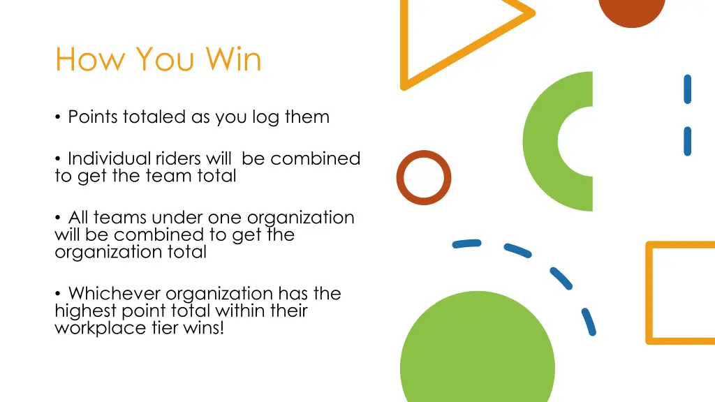 how you win