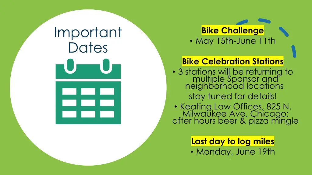 important dates