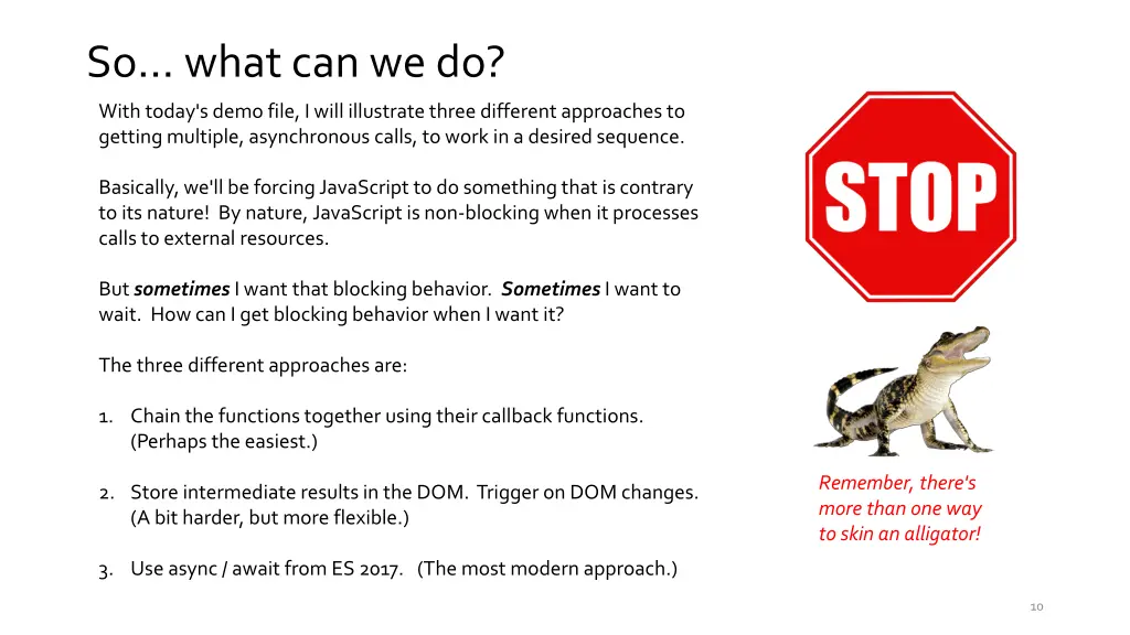 so what can we do