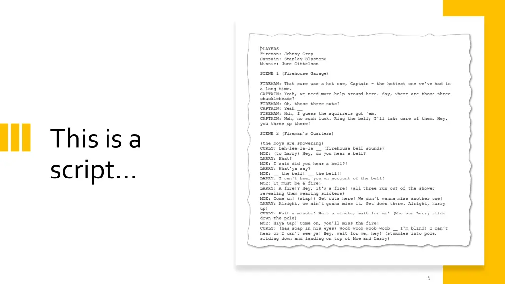 this is a script