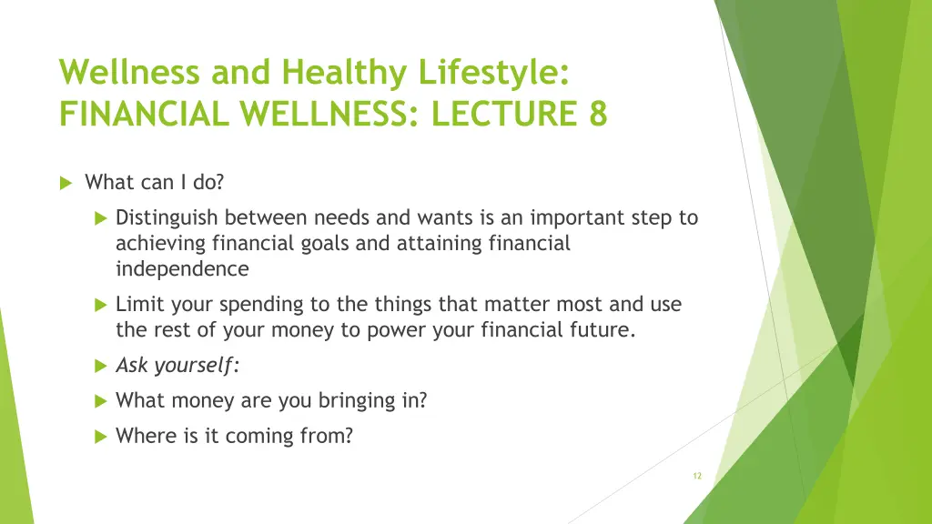 wellness and healthy lifestyle financial wellness 11