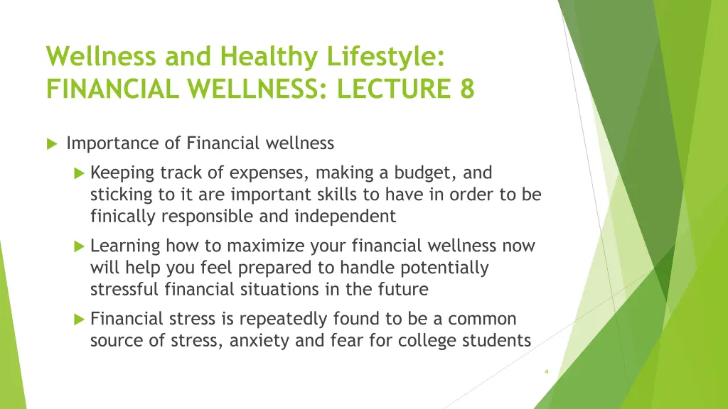 wellness and healthy lifestyle financial wellness 3