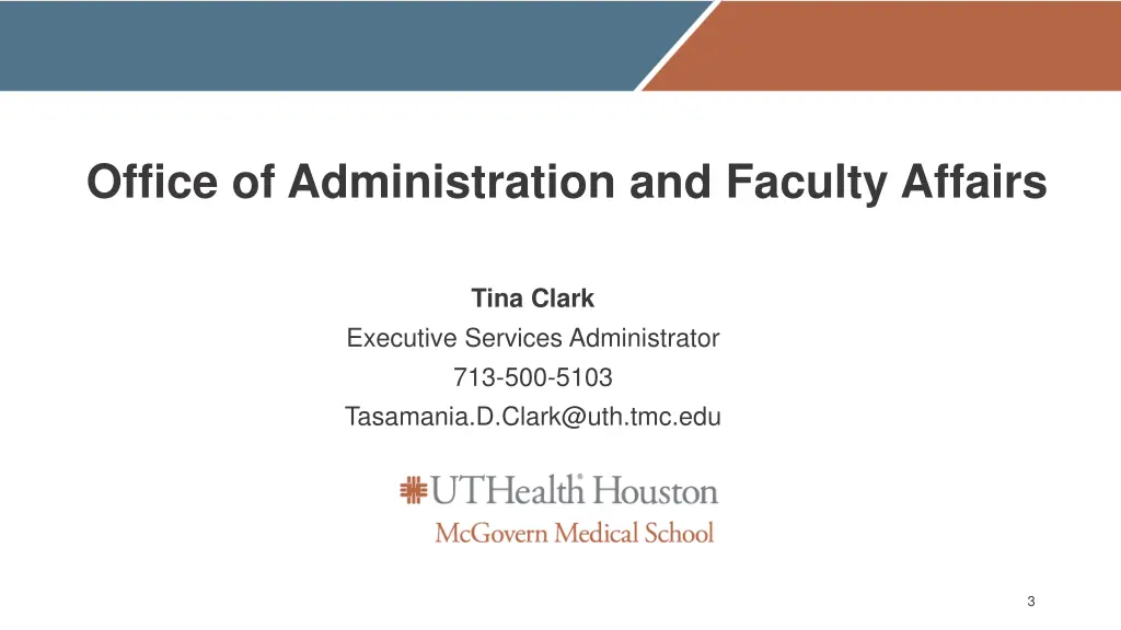 office of administration and faculty affairs