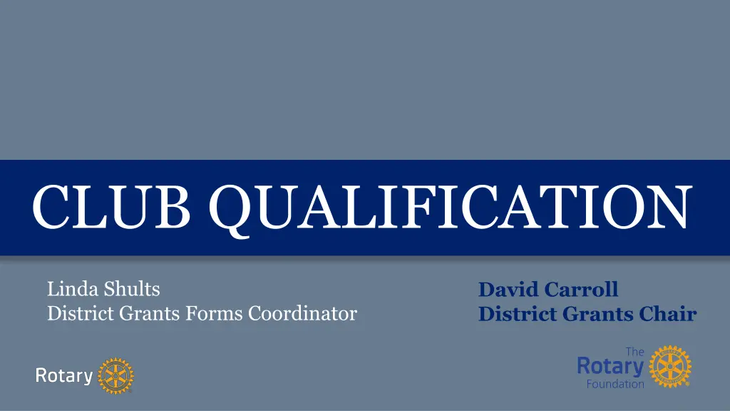 club qualification