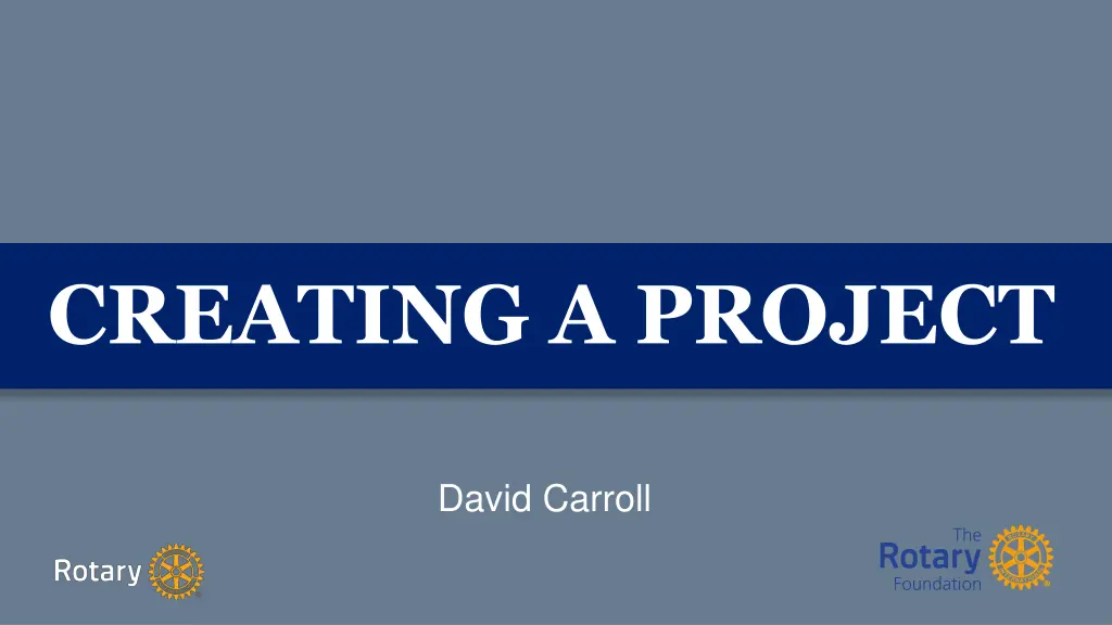 creating a project