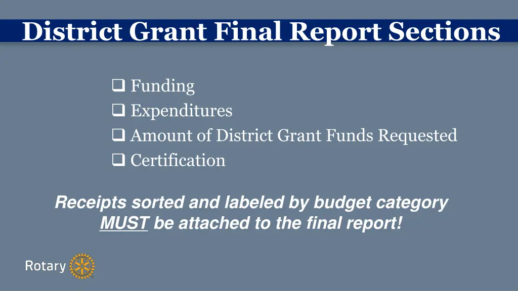 district grant final report sections 1