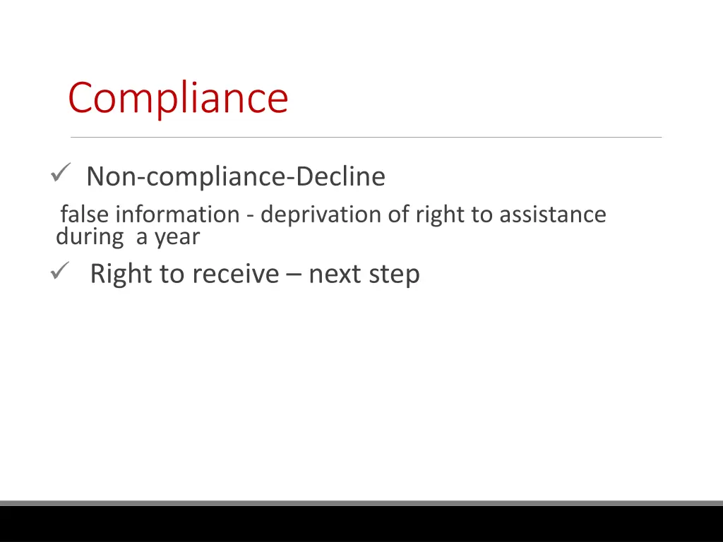 compliance