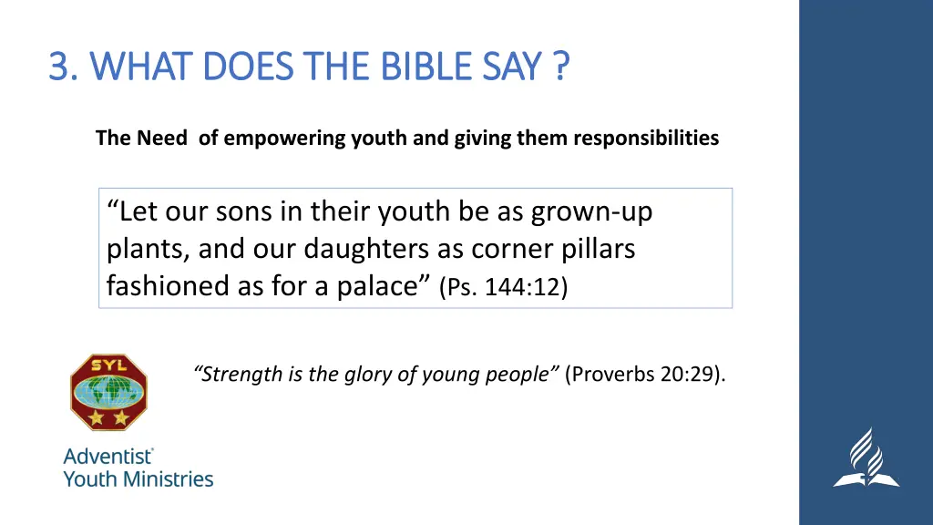 3 what does the bible say 3 what does the bible