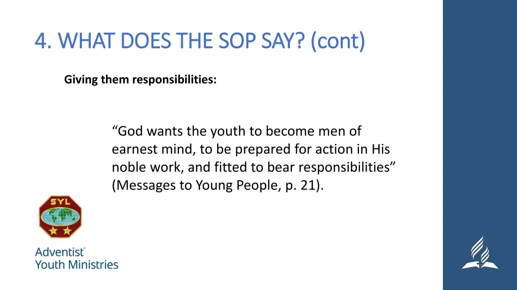 4 what does the sop say 4 what does 2