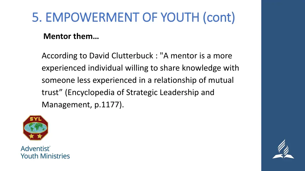5 empowerment of youth 5 empowerment of youth cont 2
