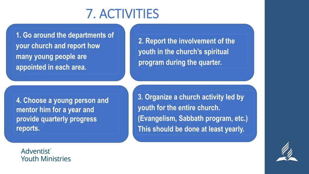 7 activities 7 activities